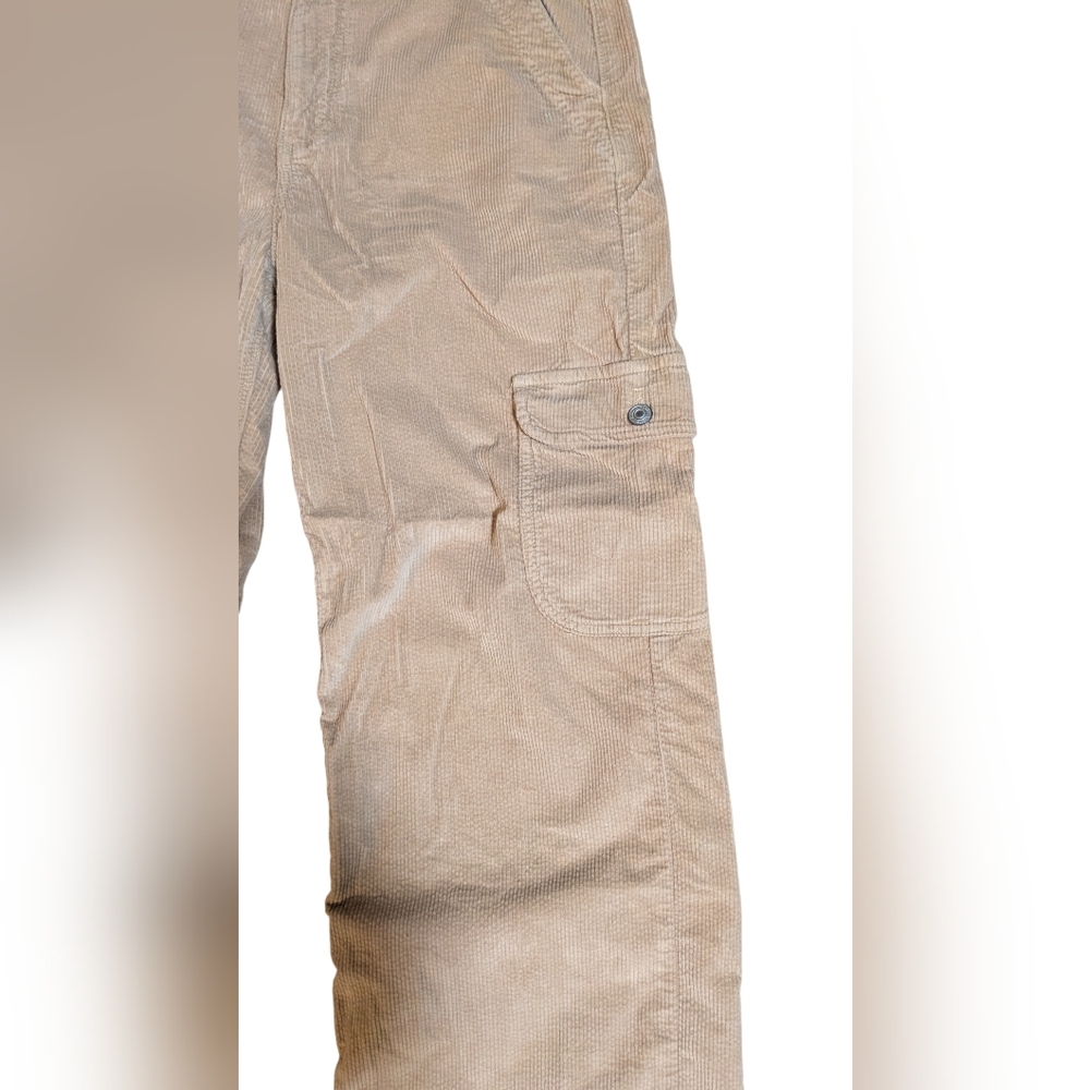 American Eagle Corduroy Super High Rise Baggy Wide Leg Pant - Picture 3 of 5